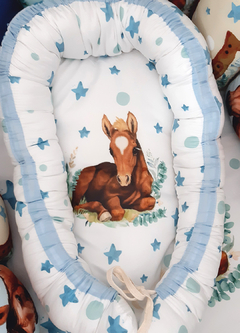 CABALLO AZUL ESTRELLAS