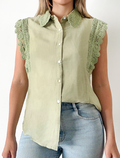 CAMISA MAGNOLIA VERDE IMPORTADA - comprar online