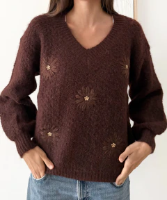 SWEATER LOLI MARRON - comprar online