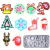 Molde de Silicona con Figuras Navideñas