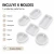 Set 6 Moldes Silicona Dijes redondo, ovalado, cuadrado, rectangular, gota, irregular - comprar online