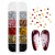 Set Caja 12 Glitters Corazones y Estrellas