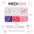 Set de 6 Petalos Sakura Glitter - comprar online