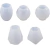 Set 5 Moldes de Silicona para Tapones de Botella con Diferentes Formas - Servifibras-Expertos en resinas y fibras