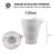 Set 4 Vasos Dosificadores Plegables de Silicona 50 a 500 ml - tienda online