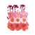 12 Flores Rosadas Secas Prensadas Resina Epoxi Uv