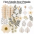 Flores Naturales Secas y Prensadas · Helechos, Hojas y Margaritas Blancas - comprar online