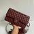 BOLSA CLASSIC FLAP MÉDIA VINHO - loja online