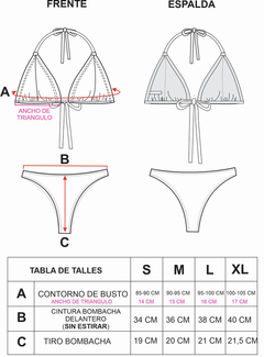 Bikini Hawai Roja - tienda online