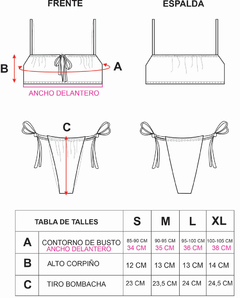 Bikini Ludmi Rosa - loja online