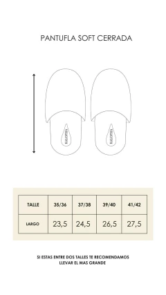 Pantufla Soft Cerrada Black - comprar online