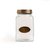 FRASCO DE VIDRIO LINEA KOTAH BRONCE 10 x 18,5 cm - 1,25 l.