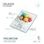Balanza Digital de Cocina Ultra Slim Macaroon 3 kg. SILFAB