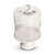 Base Blanca con Campana Cristal en internet