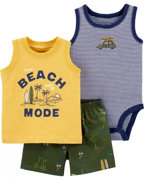 Kit com 3 peças - Baby Summer - Carter's