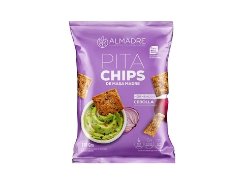 Chips de masa madre sabor cebolla "Almadre"