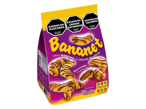 Galletitas Bananet 300g "Temflor"