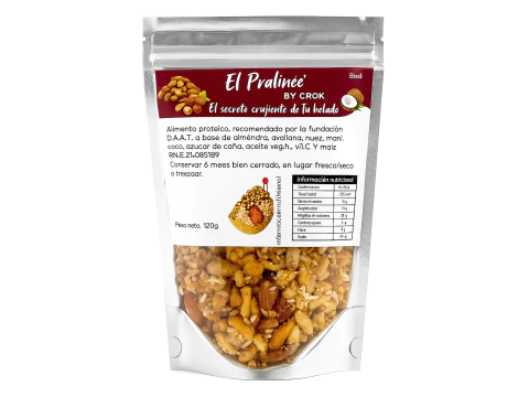 Praliné ideal para Helado 120g "Crok"
