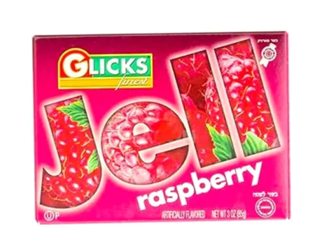 Gelatina de frambuesa "Glicks"