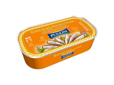 Sardinas 170g "Puglisi"
