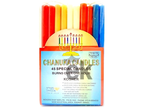 Velas de Januca largas 45 unidades
