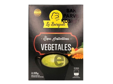 Sopa instantanea vegetales "Le Burguet"