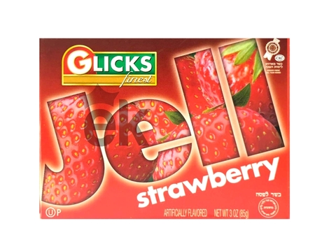 Gelatina de frutilla "Glicks"