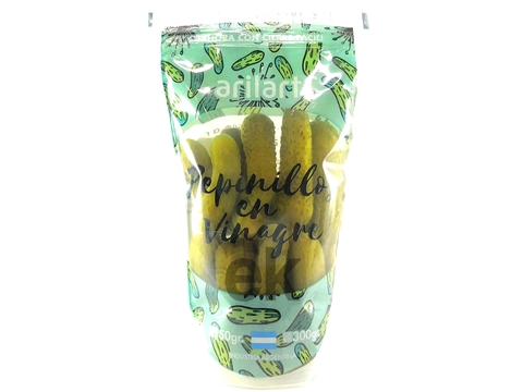 Pepinillos en vinagre 300g "Arilart"