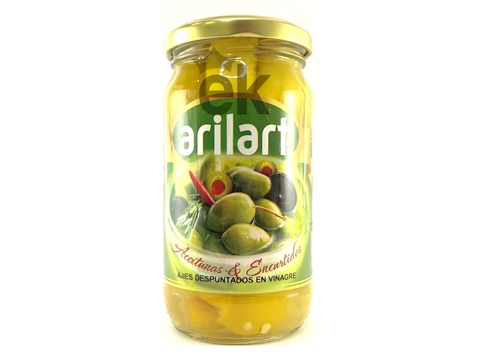 Ajies despuntados en vinagre 330g "Arilart"