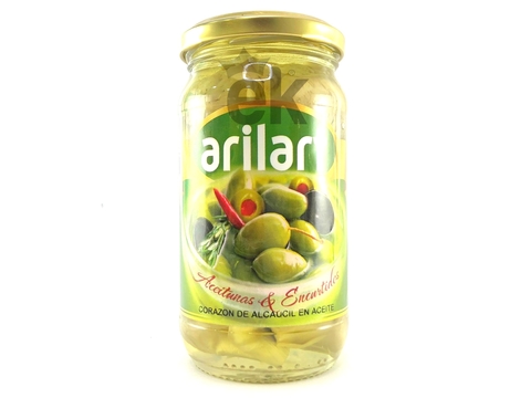 Corazon de alcaucil en aceite 330g "Arilart"