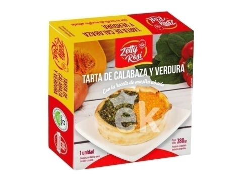 Tarta de Calabaza y Verdura Congelada "Zetty Rosi"