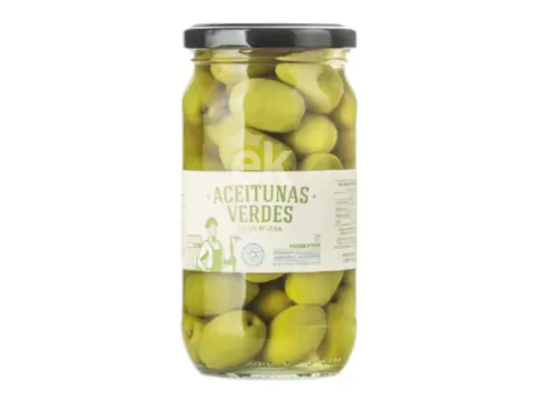 Aceitunas verdes en salmuera 300g "Alcaraz"