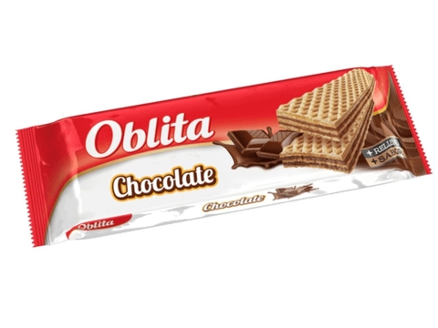 Obleas de Vainilla rellenas de Chocolate "Oblita"