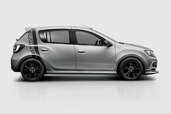 Modelo Coluna e Combos - Adesivo Lateral Sandero R.S.