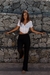 PANTALON SASTRERO SANURY NEGRO - tienda online