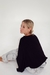 SWEATER BREST BICOLOR NEGRO en internet