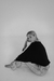 SWEATER BREST BICOLOR NEGRO - BeandBe