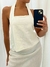 TOP ELBA LINO LARGO OFF WHITE - comprar online