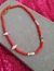 Colar choker vermelho com elementos do mar (SORTIDO/ENVIO VARIADO)