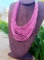 Colar fios rosa chiclete