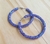 Brinco argola manta roxo - comprar online