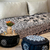 Mandala Cuadrada Elefantes Crudo y Negro - comprar online
