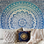 Mandala Cuadrada Flor de Loto Azul