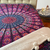 Mandala Cuadrada Pavo Real Violeta - comprar online