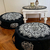 Puff Tatami Mandala - Almohadón de Piso Negro en internet