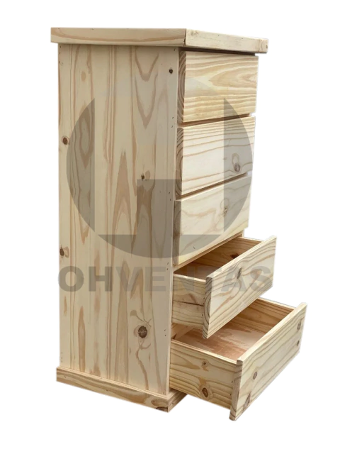 Cajonera Chifonier 5 Cajon ¡ Oferta ! Macizo Pino