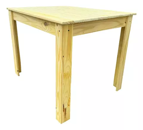 Mesa Maciza Pino 120 Mts Pata EN L 3 Pulgadas - comprar online