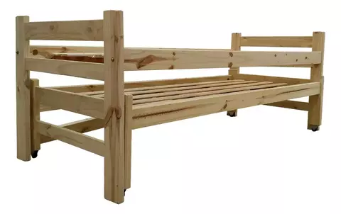 Cama nido doble de Pino de 1 Plaza