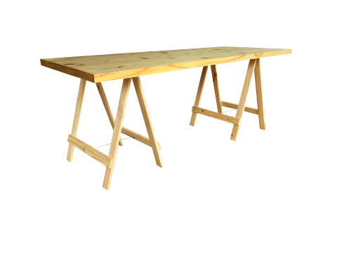 Tablon 180 con caballetes