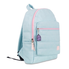 Mochila Nube ecocuero Celeste - comprar online